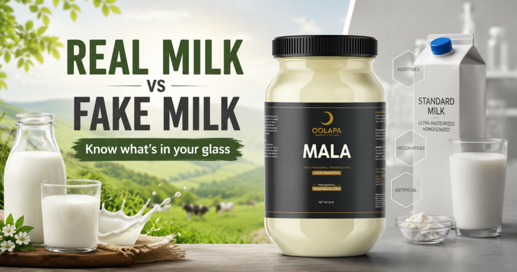 Real Milk vs. Fake Milk